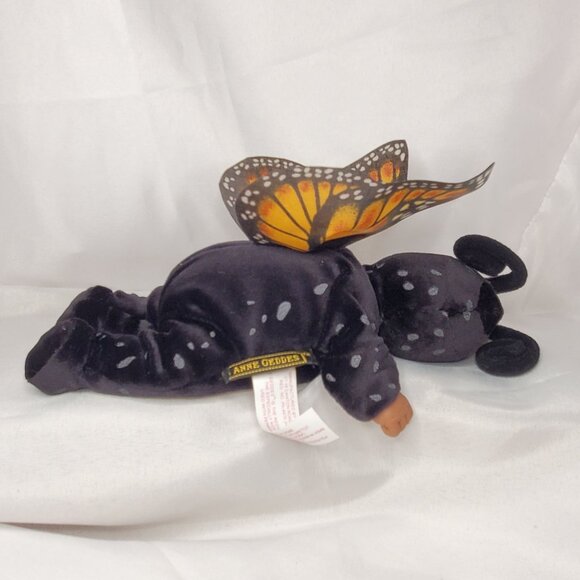 Anne Geddes Baby Butterflies Bean Filled Baby Doll Monarch Butterfly 1998 - Picture 6 of 9